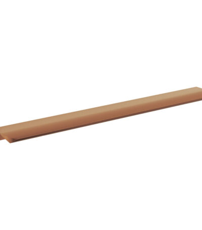 Edge 350mm Curved Pull Handle, Brushed Copper