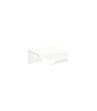 Edge 40mm Curved Pull Handle, Matte White