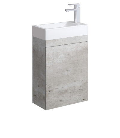 Edge 450 Ensuite Wall-Hung Vanity with Overflow, Industrial