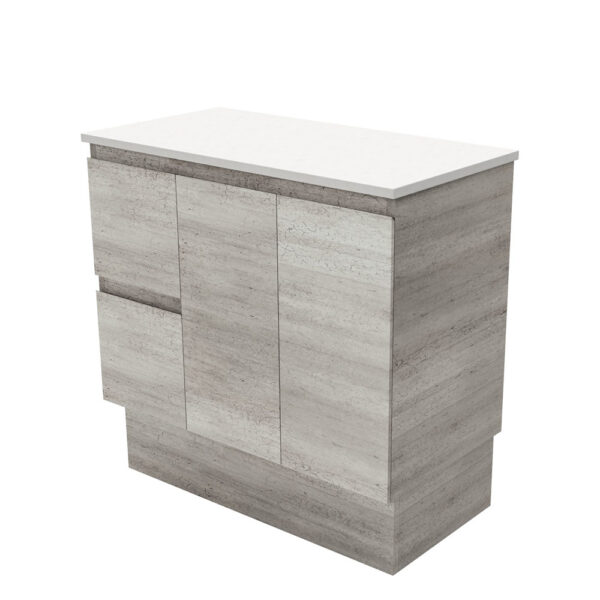 Edge Industrial 900 Cabinet on Kickboard, Left Hand Drawers