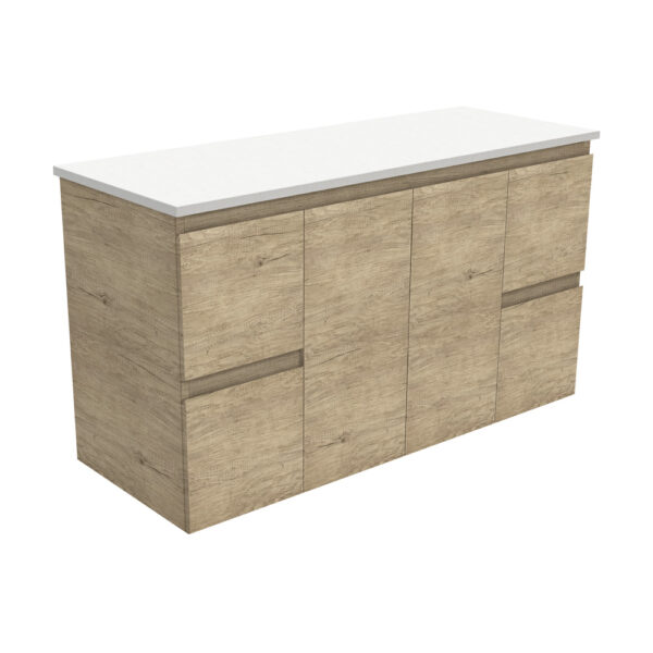 Edge Scandi Oak 1200 Wall-Hung Cabinet