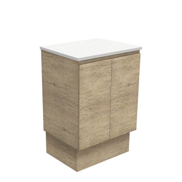 Edge Scandi Oak 600 Cabinet on Kickboard