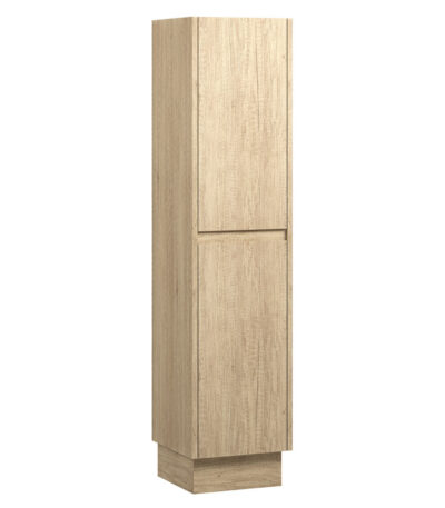 Edge Scandi Oak Tallboy On Kickboard