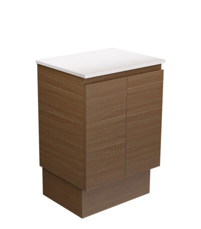 Edge Walnut 600 Cabinet on Kickboard