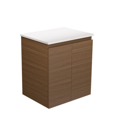 Edge Walnut 600 Wall-Hung Cabinet