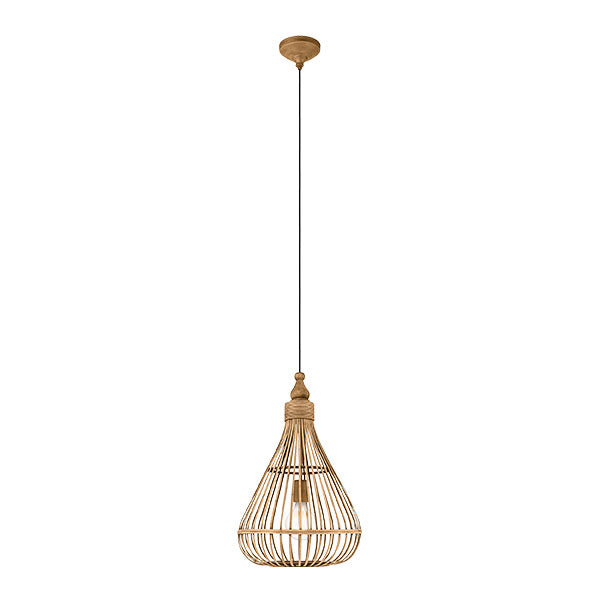 Eglo Amsfield ES 35cm Pendant Natural