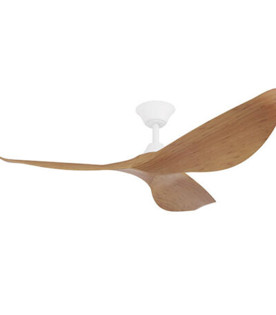 Eglo Cabarita 50in 127cm Ceiling Fan - White with Bamboo Finish