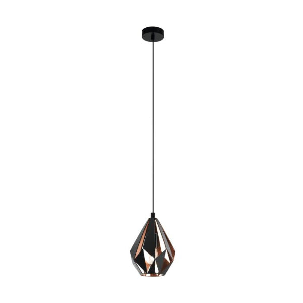 Eglo Carlton ES 20cm Pendant Black