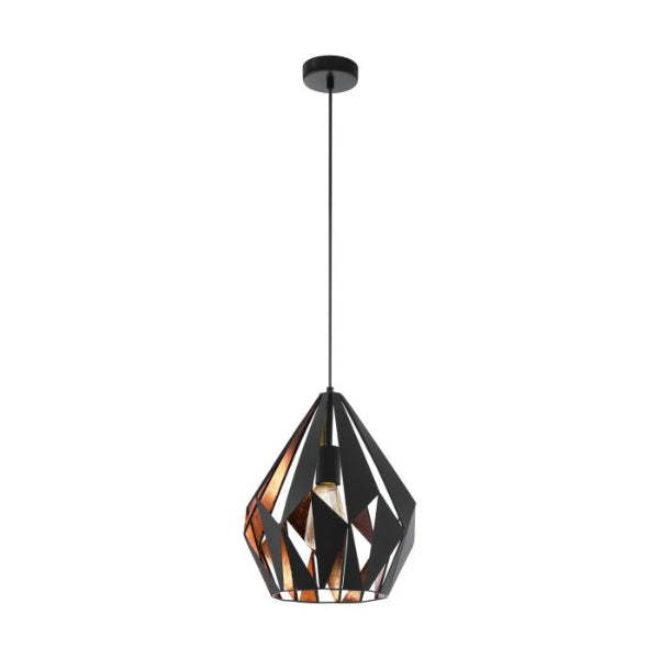 Eglo Carlton ES 30cm Pendant Black