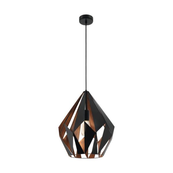Eglo Carlton ES 38cm Pendant Black