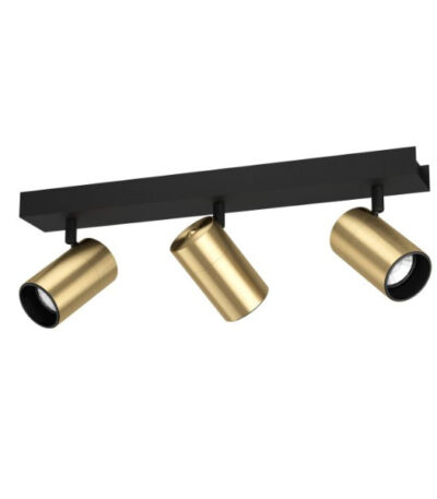 Eglo Cumaribo 15W LED 3 Light Spotlight Natural White - Brass