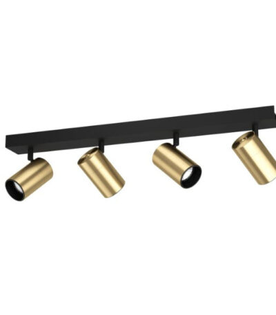 Eglo Cumaribo 20W LED 4 Light Spotlight Natural White - Brass