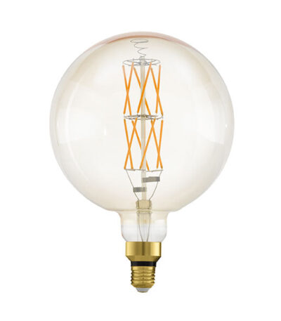 Eglo ES 8W LED G200 Globe Warm White - Amber