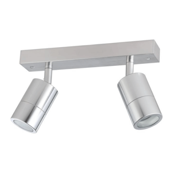Eglo Fremantle 2 Light Adjustable Outdoor Ceiling Light Titanium