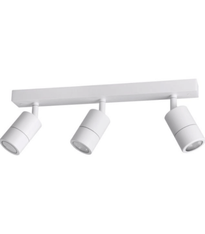 Eglo Fremantle 3 Light Adjustable Outdoor Ceiling Light White