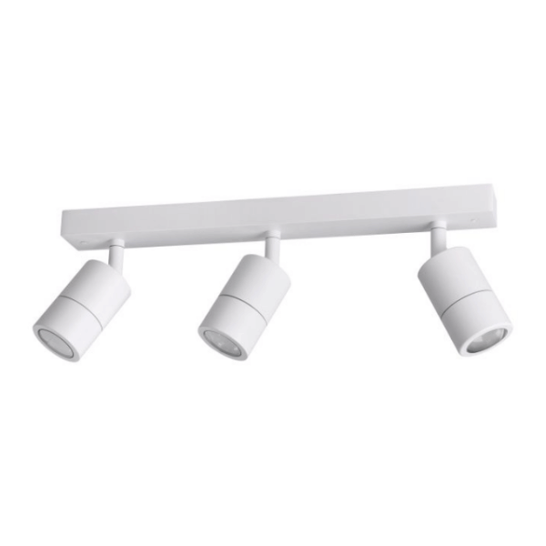 Eglo Fremantle 3 Light Adjustable Outdoor Ceiling Light White