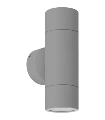 Eglo Fremantle Outdoor Up/Down Wall Light Silver Grey
