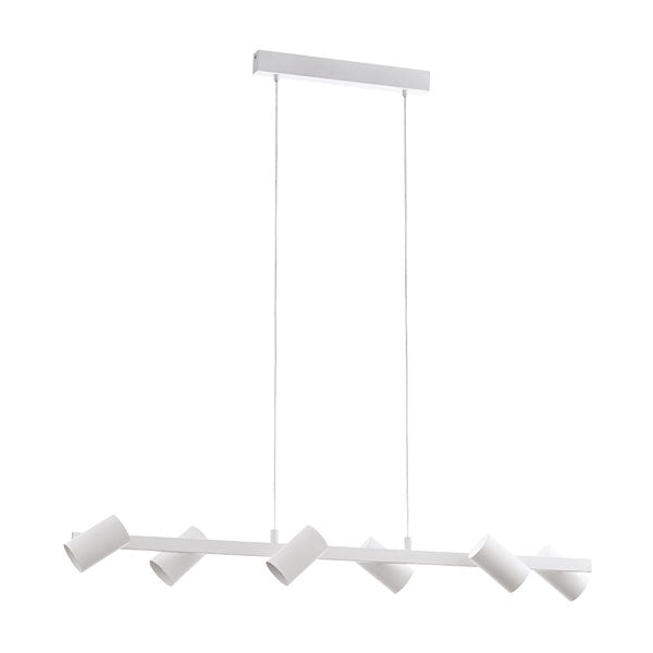 Eglo Gatuela E14 6 Light Pendant White
