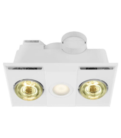 Eglo Heatflow 2 Bathroom Heater Exhaust Fan Light