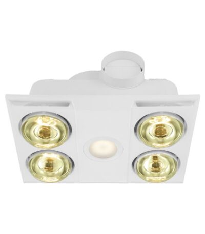Eglo Heatflow 4 Bathroom Heater Exhaust Fan Light