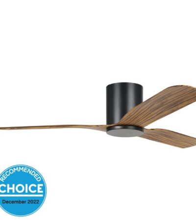 Eglo Iluka 52 Inch DC Fan Black Wood Hugger
