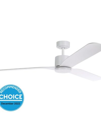 Eglo Iluka 60 Inch DC Fan 18W LED Tri-Col White