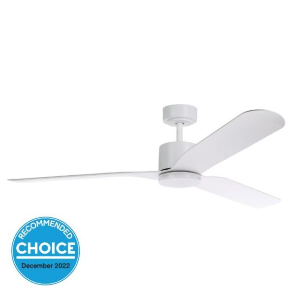 Eglo Iluka 60 Inch DC Fan 18W LED Tri-Col White