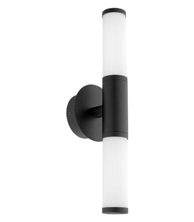 Eglo Palmera 2 x 4.5W LED Wall Light Warm White - Black