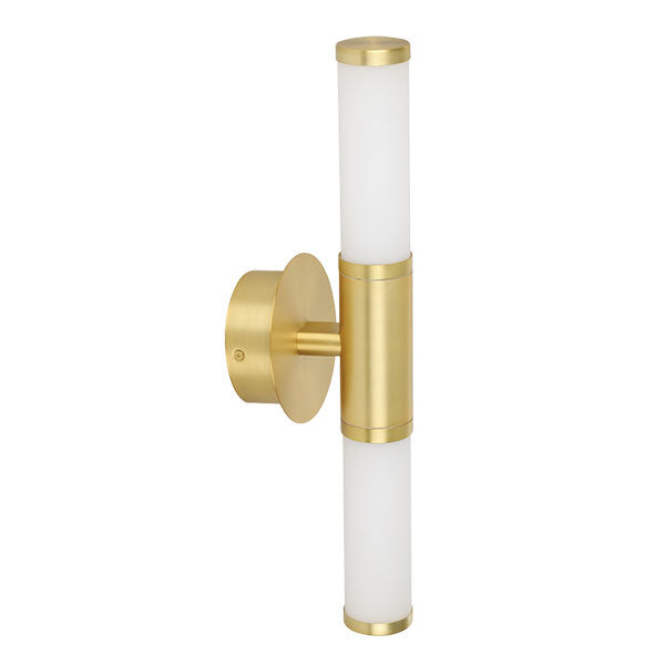 Eglo Palmera 2 x 4.5W LED Wall Light Warm White - Brushed Brass