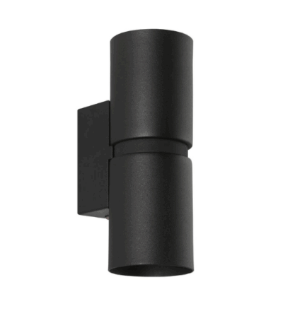 Eglo Passa GU10 Wall Light Natural White - Black