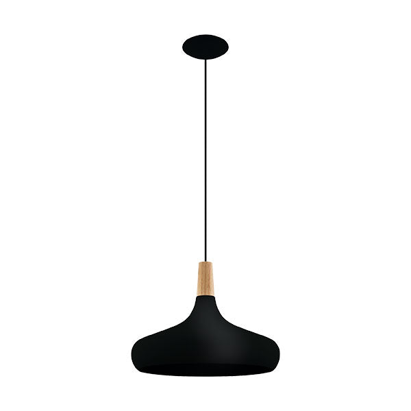 Eglo Sabinar ES 40cm Pendant Black