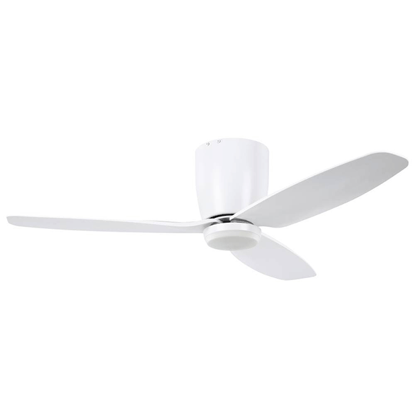 Eglo Seacliff 44in 112cm DC Ceiling Fan with 15W LED CCT Light - White