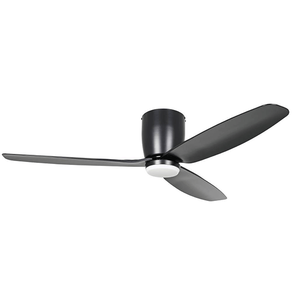 Eglo Seacliff 52in 132cm DC Ceiling Fan with 15W LED CCT Light - Black