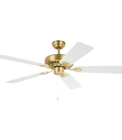 Eglo Waikiki 52 Inch AC Fan Matte Brass White