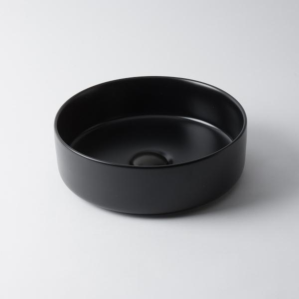 Eight Quarters Amaroo Circle Matte Black Basin