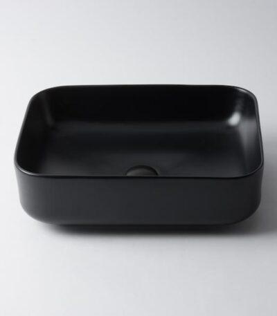 Eight Quarters Amaroo Small Rectangle Matte Black Basin