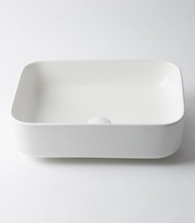 Eight Quarters Amaroo Small Rectangle Matte White Basin