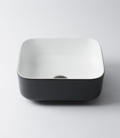 Eight Quarters Bellevue Square Classic Gloss White Basin - CLEARANCE ITEM