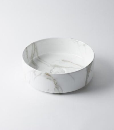 Eight Quarters Regency Circle Gloss White Basin