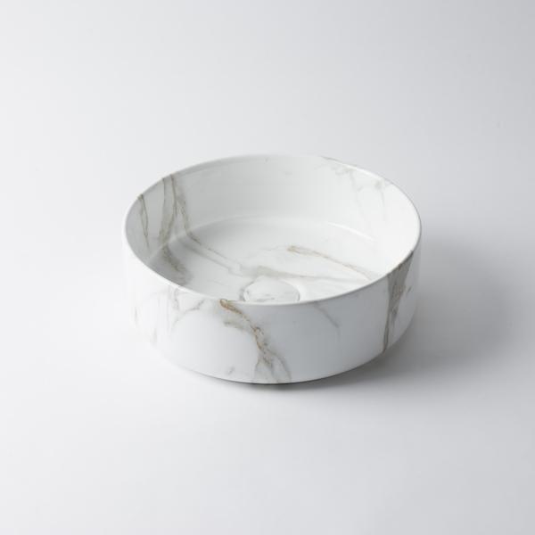 Eight Quarters Regency Circle Gloss White Basin
