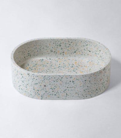 Eight Quarters Terrazzo Mini Pod Above Counter Basin - Lucca