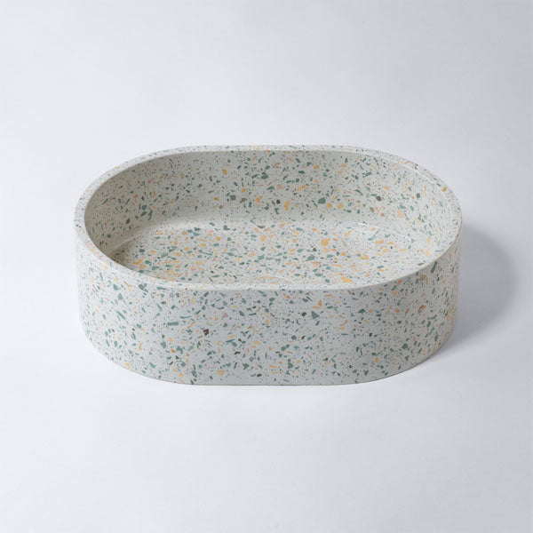 Eight Quarters Terrazzo Mini Pod Above Counter Basin - Lucca