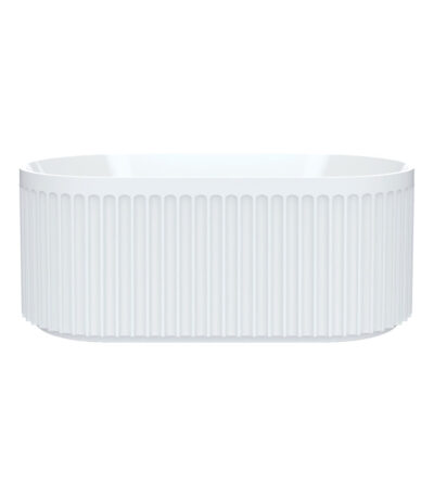 Eleanor Fluted Freestanding Acrylic Bath, 1500mm