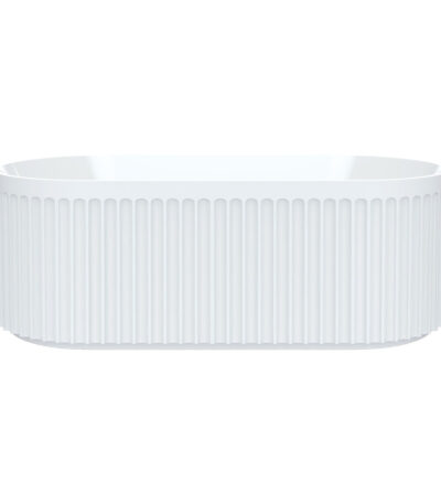 Eleanor Fluted Freestanding Acrylic Bath, 1700mm