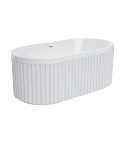 Eleanor Freestanding Acrylic Bath with Overflow, 1500mm