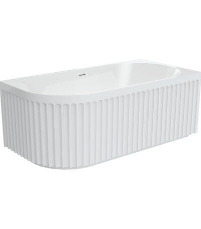 Eleanor Left-Hand Corner Acrylic Bath with Overflow, 1500mm