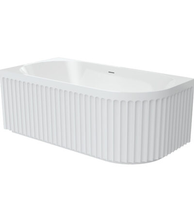 Eleanor Right-Hand Corner Acrylic Bath with Overflow, 1500mm