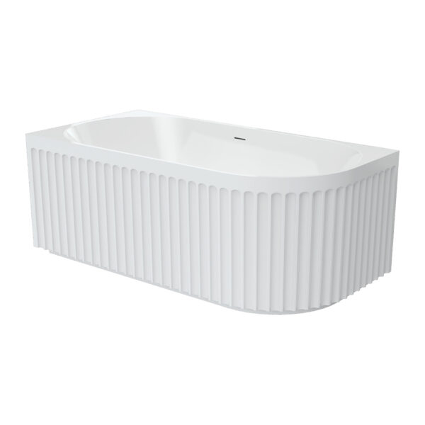 Eleanor Right-Hand Corner Acrylic Bath with Overflow, 1500mm
