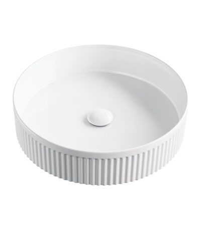 Eleanor Round Above Counter Fluted Basin