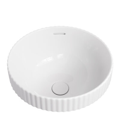 Eleanor Round Semi-Inset Basin, Gloss White